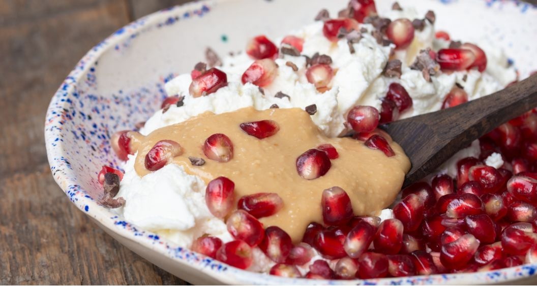 Cottage Cheese with Peanut Butter